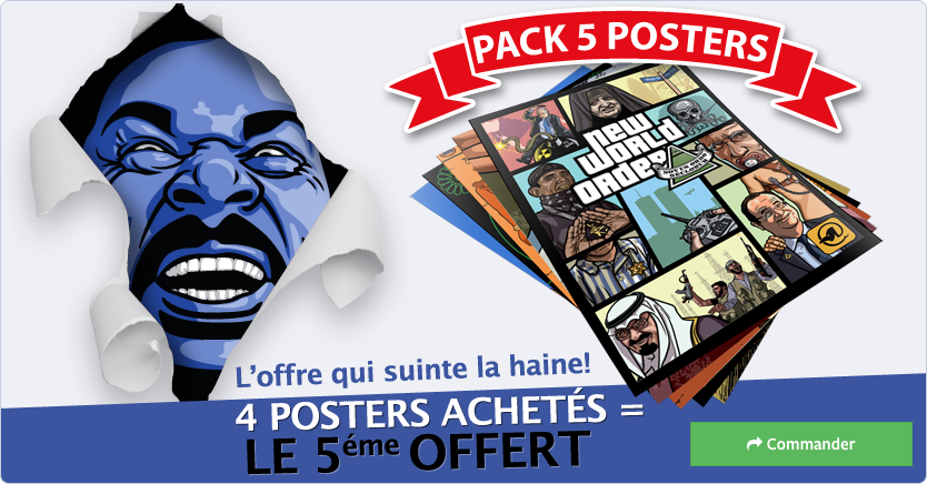 Promotion 4 posters achetés le 5ème offert