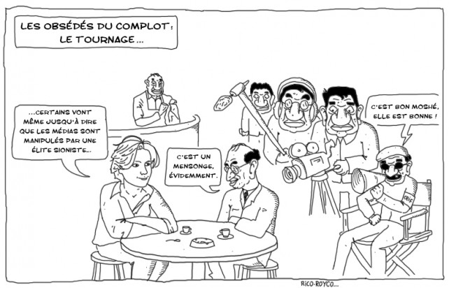 Les obsédés du complot: le tournage…