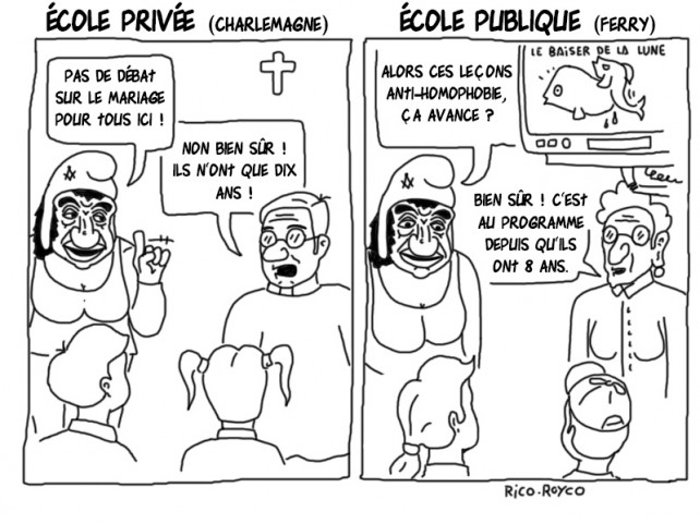 Mariage pour tous à l'école
