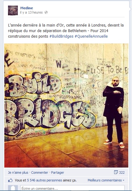 Quenelle – Le rappeur Médine soutient Dieudo