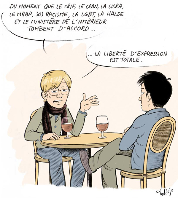 Liberté d'expression : "Totale !"