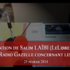 Intervention de Salim Laïbi sur Radio Gazelle