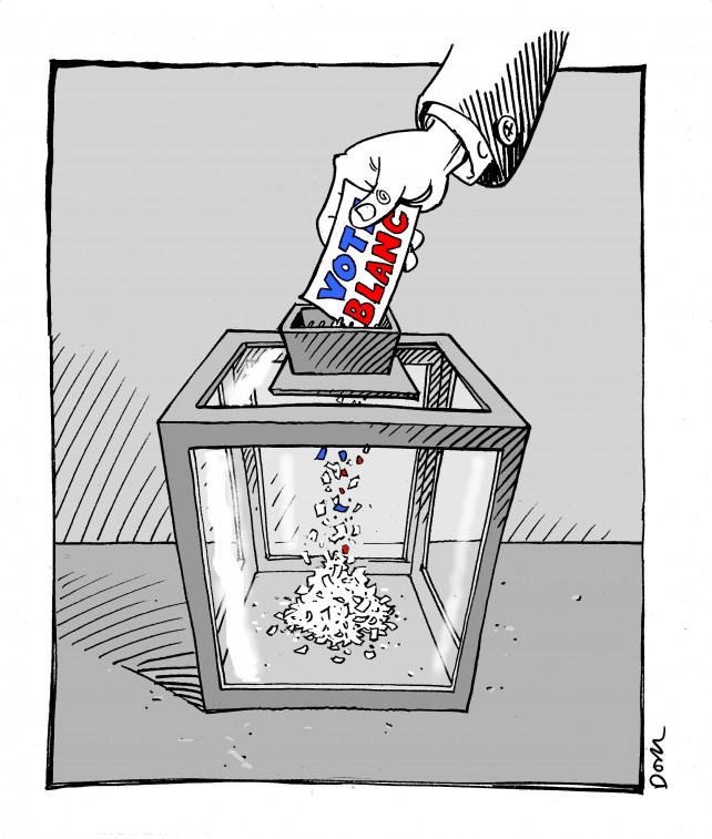 Vote blanc : arnaque au plus haut point